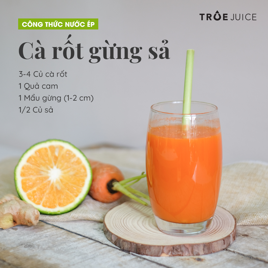 cà rốt gừng sả