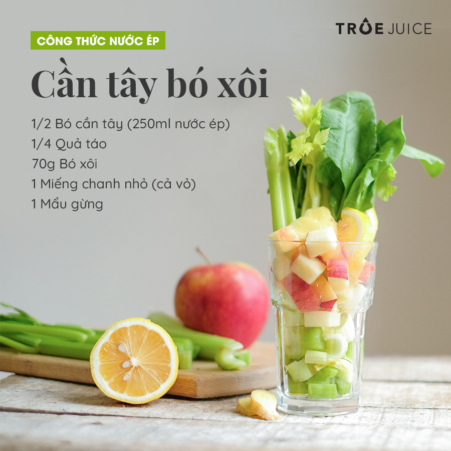 cần tây bó xôi