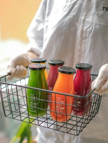 quy trình vệ sinh chai lọ True Juice