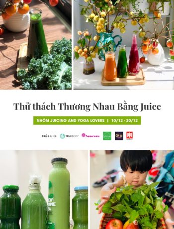 thử thách Thương nhau bằng juice