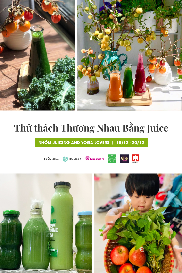thử thách Thương nhau bằng juice
