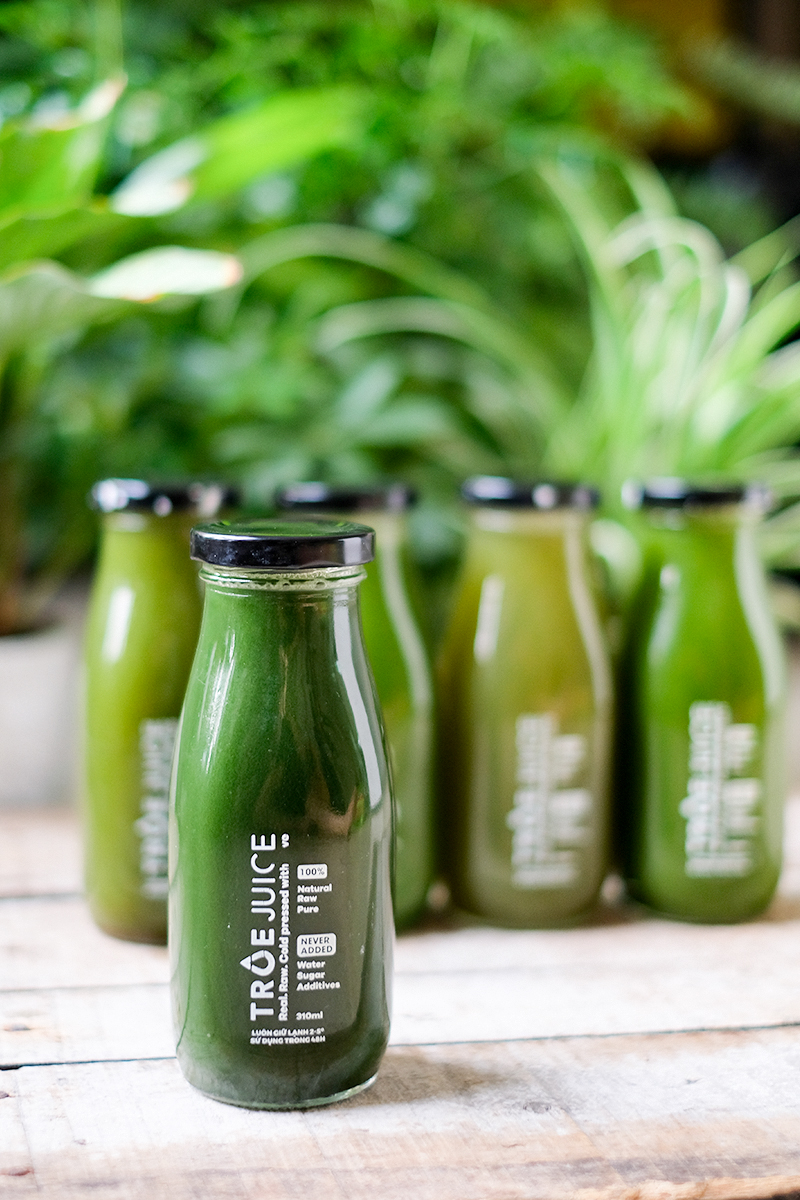 nước ép rau xanh