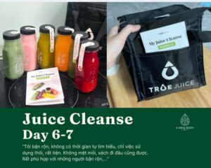 chị Quyên Juice Cleanse day 6-7