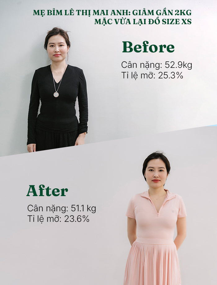 Chị Mai Anh before after A New Body